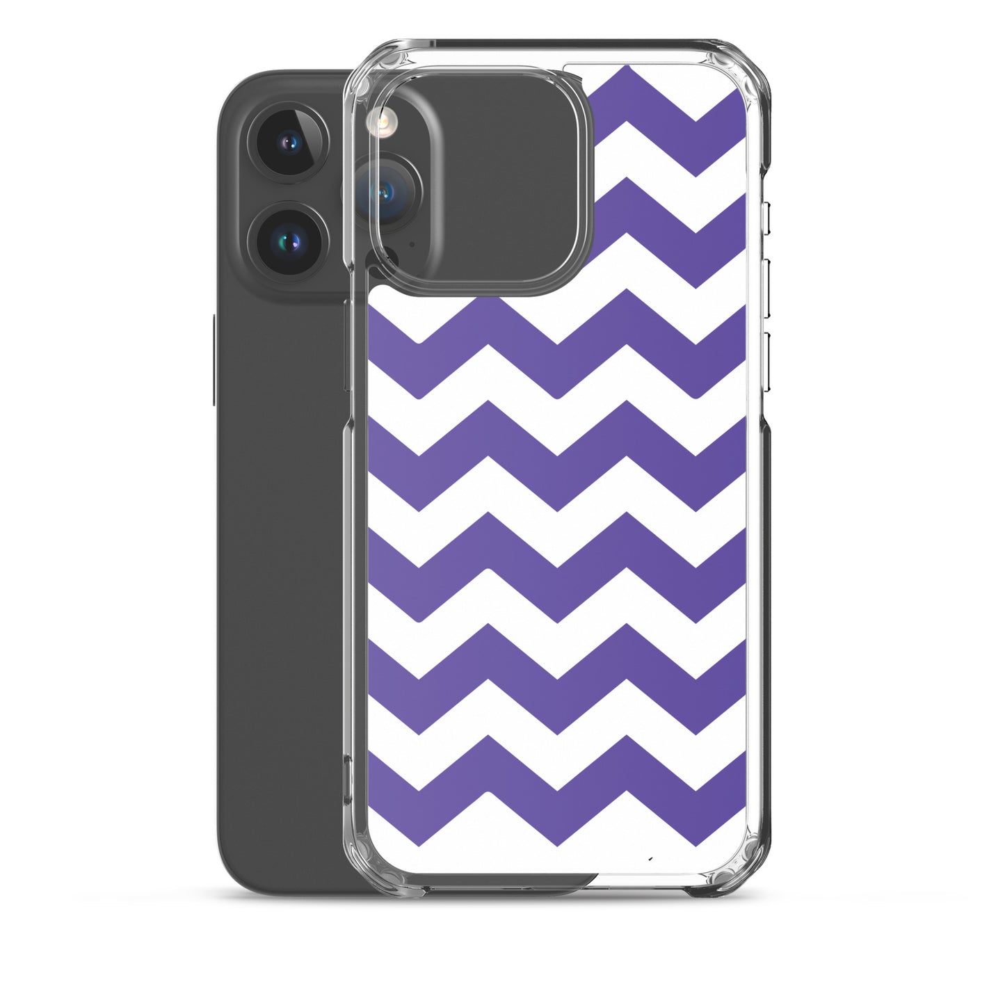 Blue Zigzag - Inspired By Harry Styles - Sustainably Made Clear Case for iPhone®