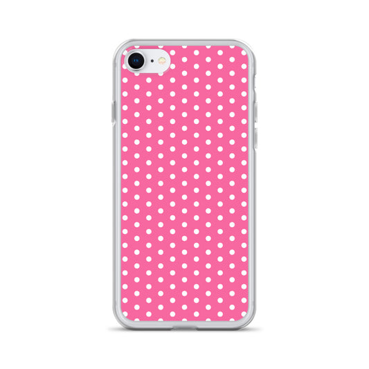 Pink Polkadot - Inspired By Harry Styles - Sustainably Made Clear Case for iPhone®