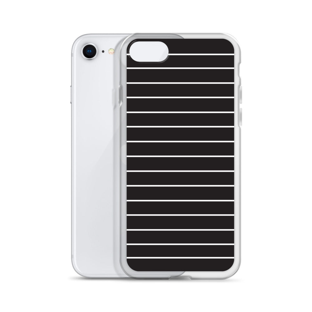 Black Stripes - Inspired By Taylor Swift - Sustainably Made Clear Case for iPhone®