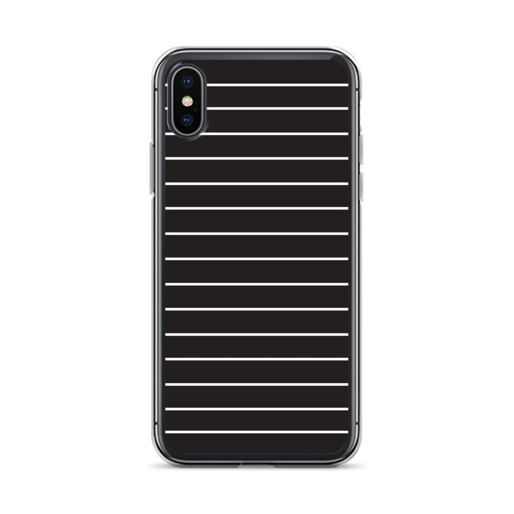 Black Stripes - Inspired By Taylor Swift - Sustainably Made Clear Case for iPhone®