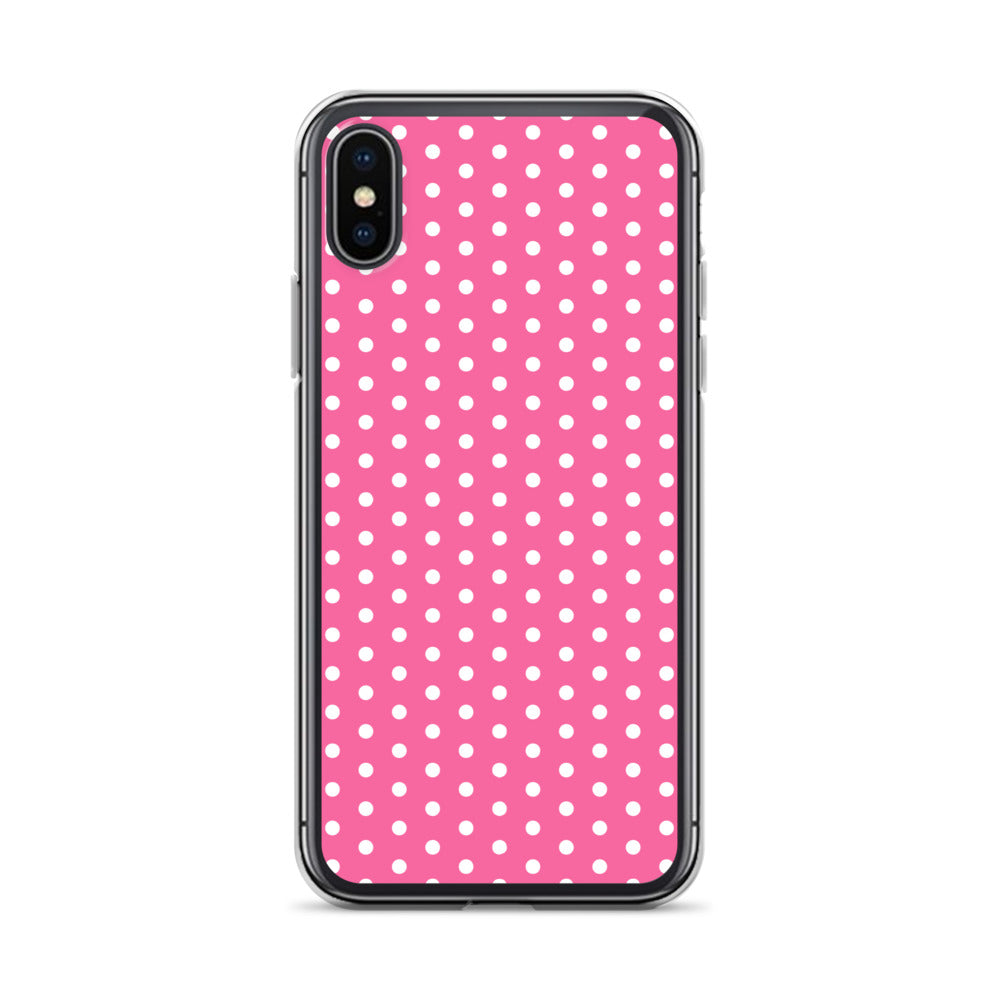 Pink Polkadot - Inspired By Harry Styles - Sustainably Made Clear Case for iPhone®