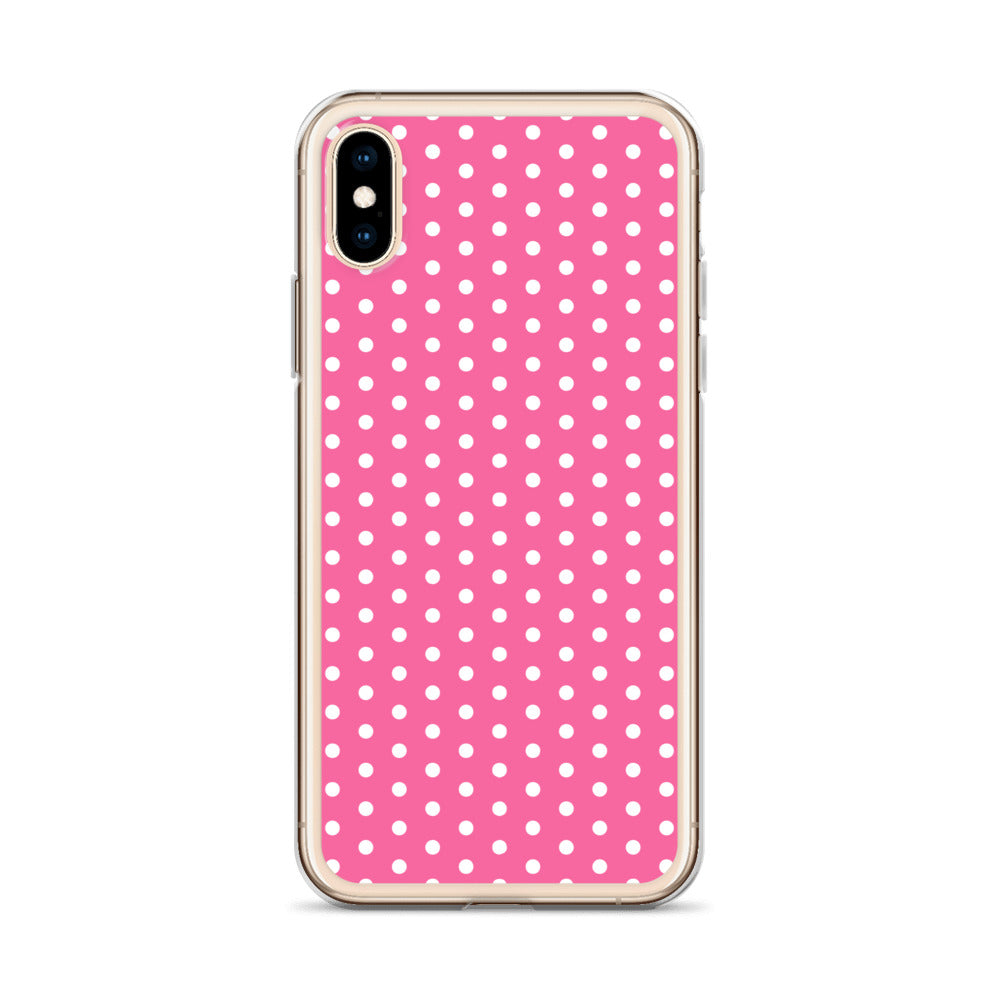 Pink Polkadot - Inspired By Harry Styles - Sustainably Made Clear Case for iPhone®