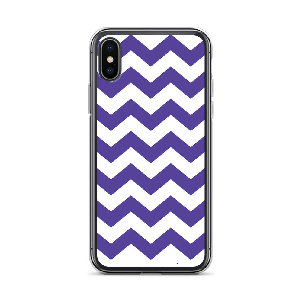 Blue Zigzag - Inspired By Harry Styles - Sustainably Made Clear Case for iPhone®