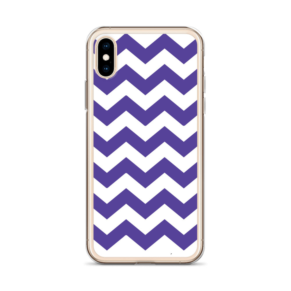Blue Zigzag - Inspired By Harry Styles - Sustainably Made Clear Case for iPhone®