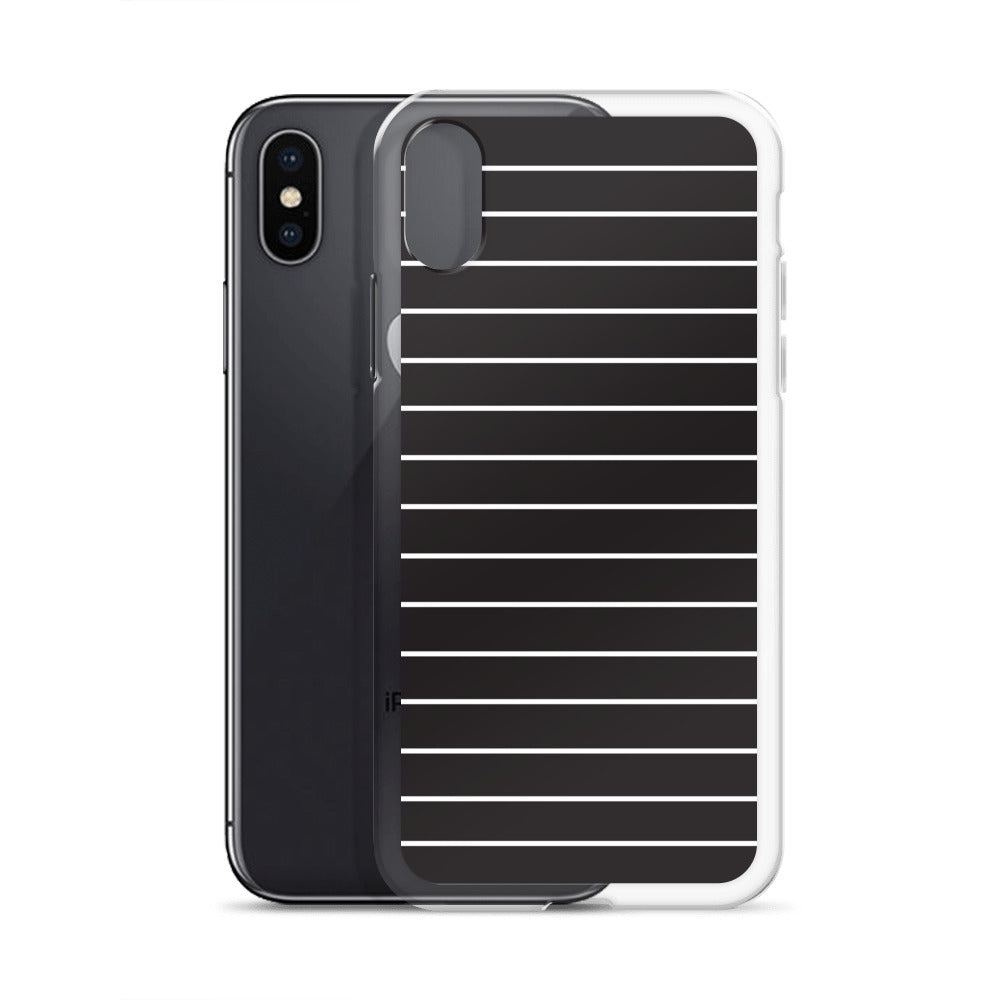 Black Stripes - Inspired By Taylor Swift - Sustainably Made Clear Case for iPhone®