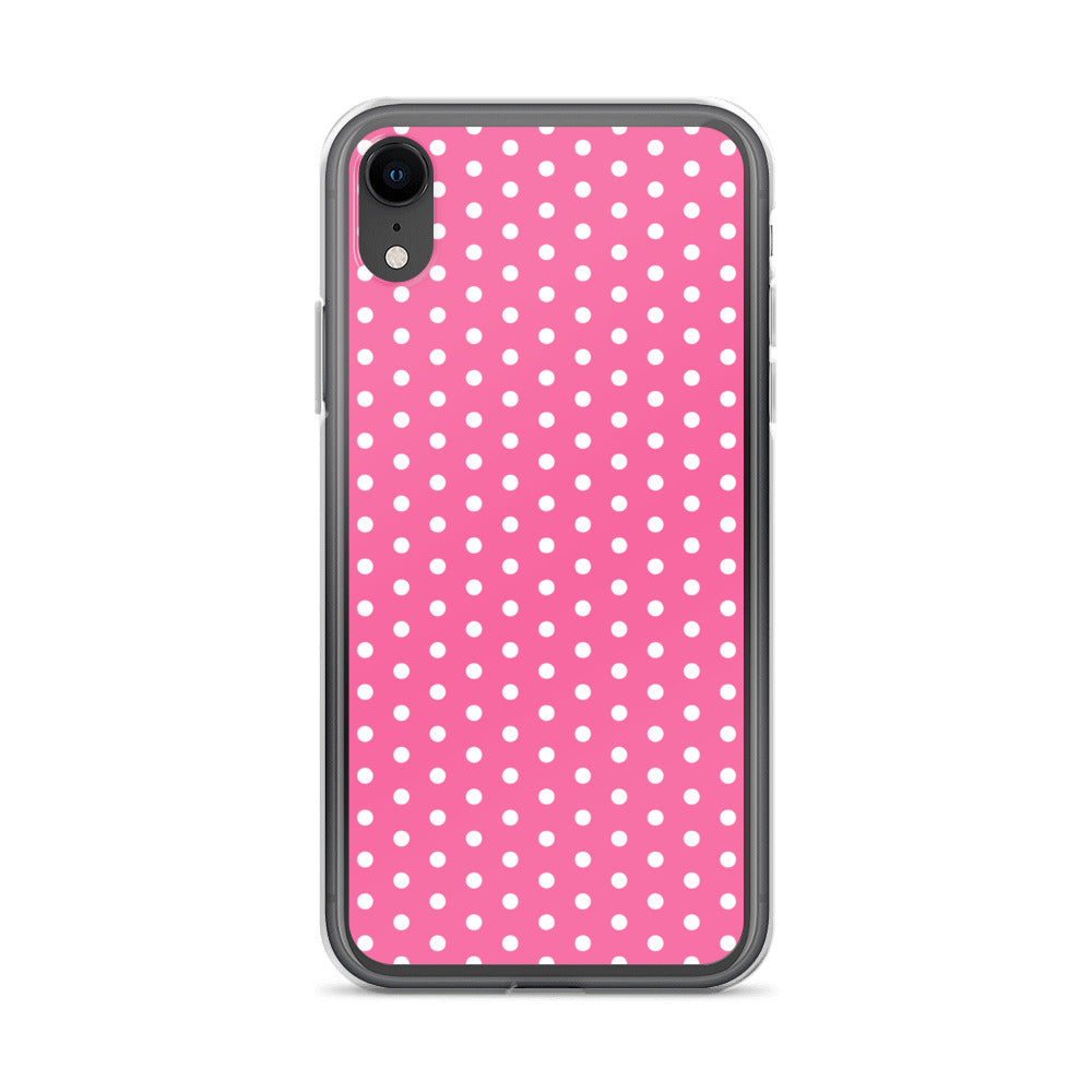 Pink Polkadot - Inspired By Harry Styles - Sustainably Made Clear Case for iPhone®