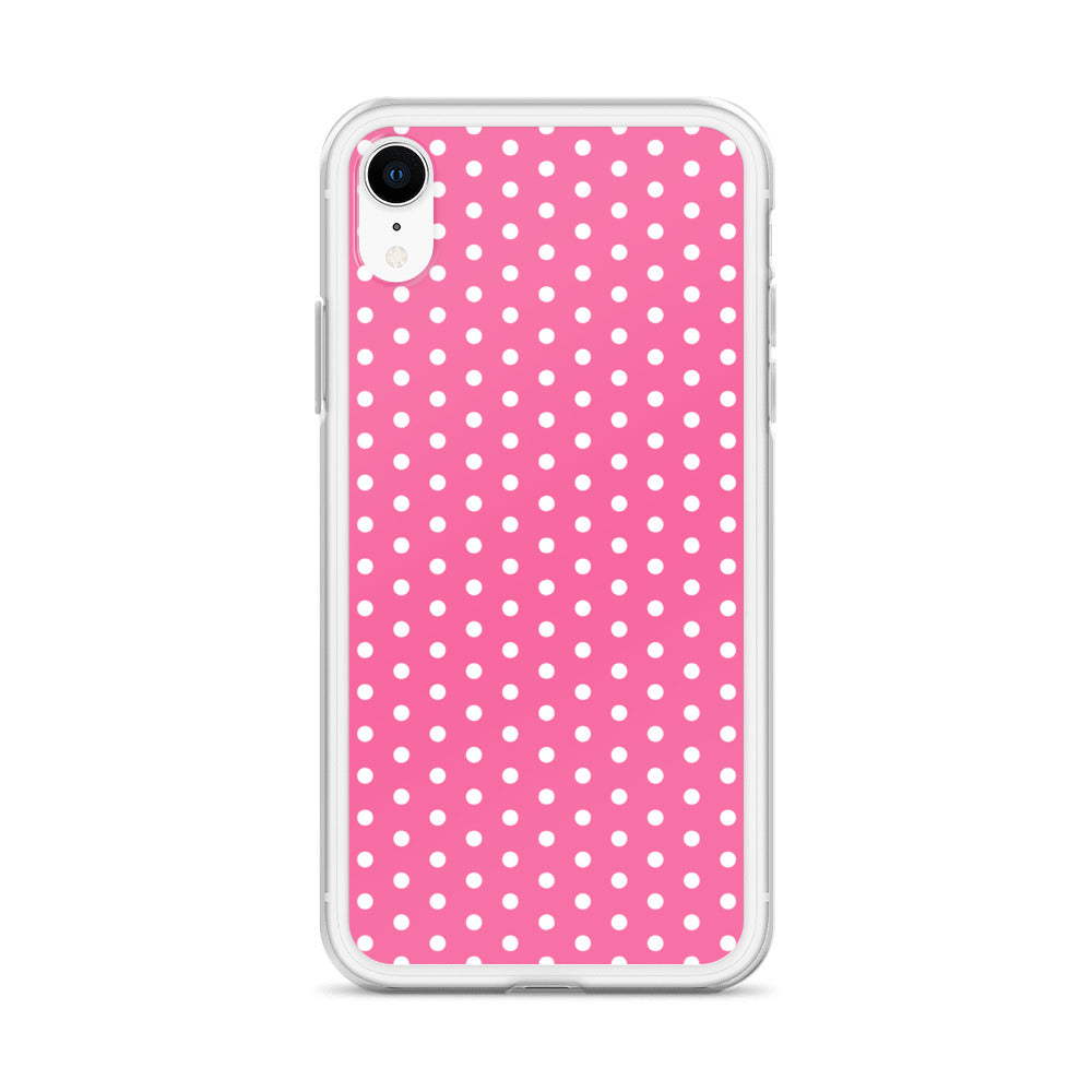 Pink Polkadot - Inspired By Harry Styles - Sustainably Made Clear Case for iPhone®