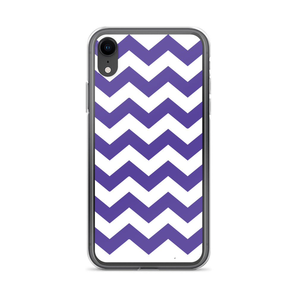 Blue Zigzag - Inspired By Harry Styles - Sustainably Made Clear Case for iPhone®