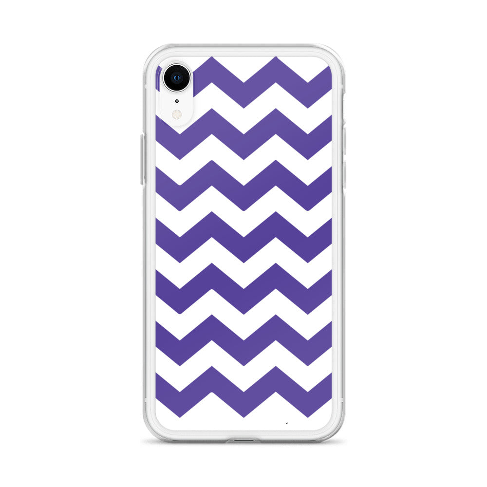 Blue Zigzag - Inspired By Harry Styles - Sustainably Made Clear Case for iPhone®