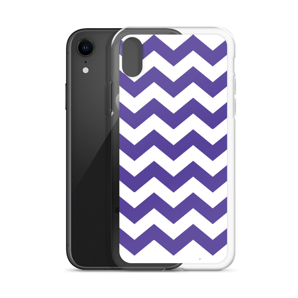 Blue Zigzag - Inspired By Harry Styles - Sustainably Made Clear Case for iPhone®