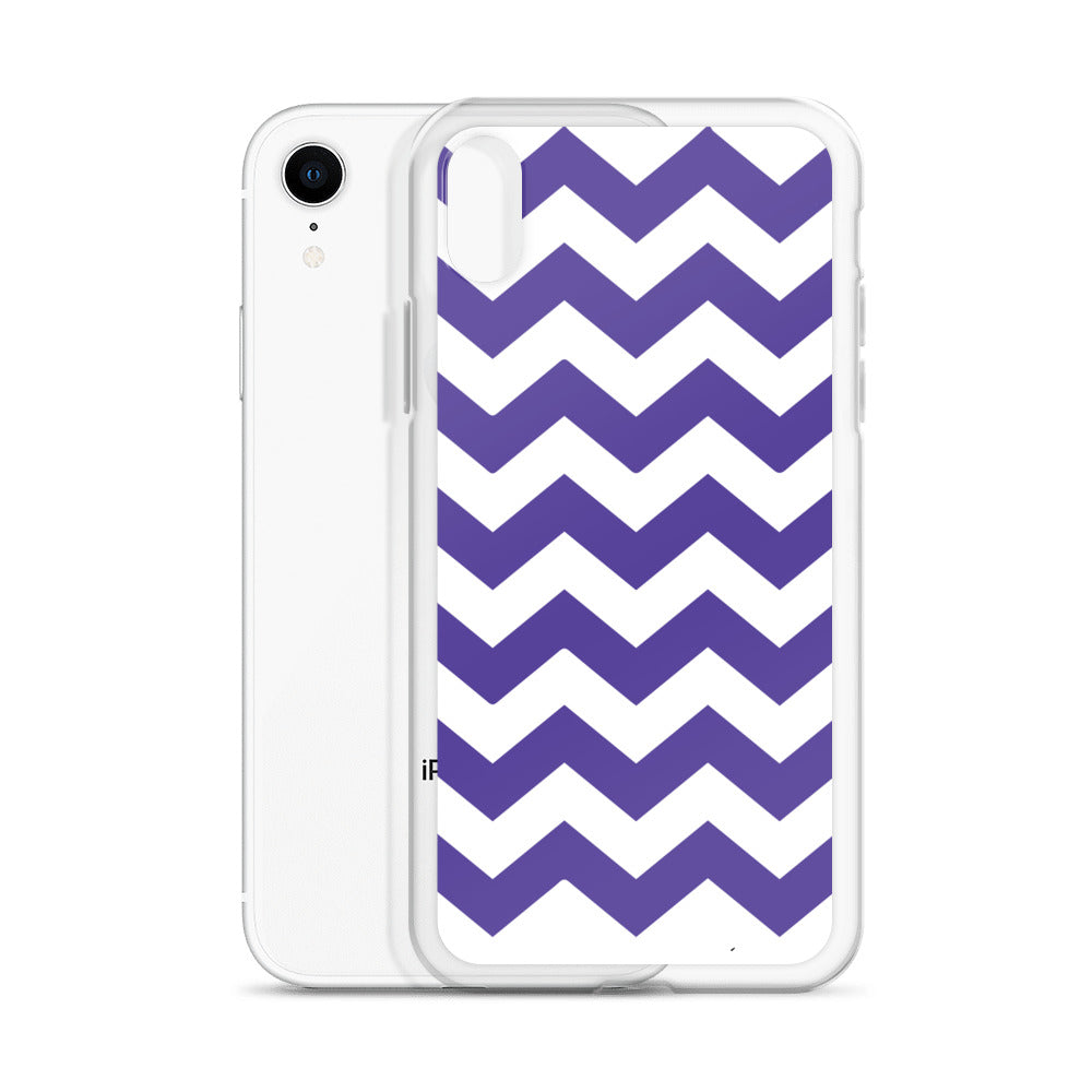 Blue Zigzag - Inspired By Harry Styles - Sustainably Made Clear Case for iPhone®