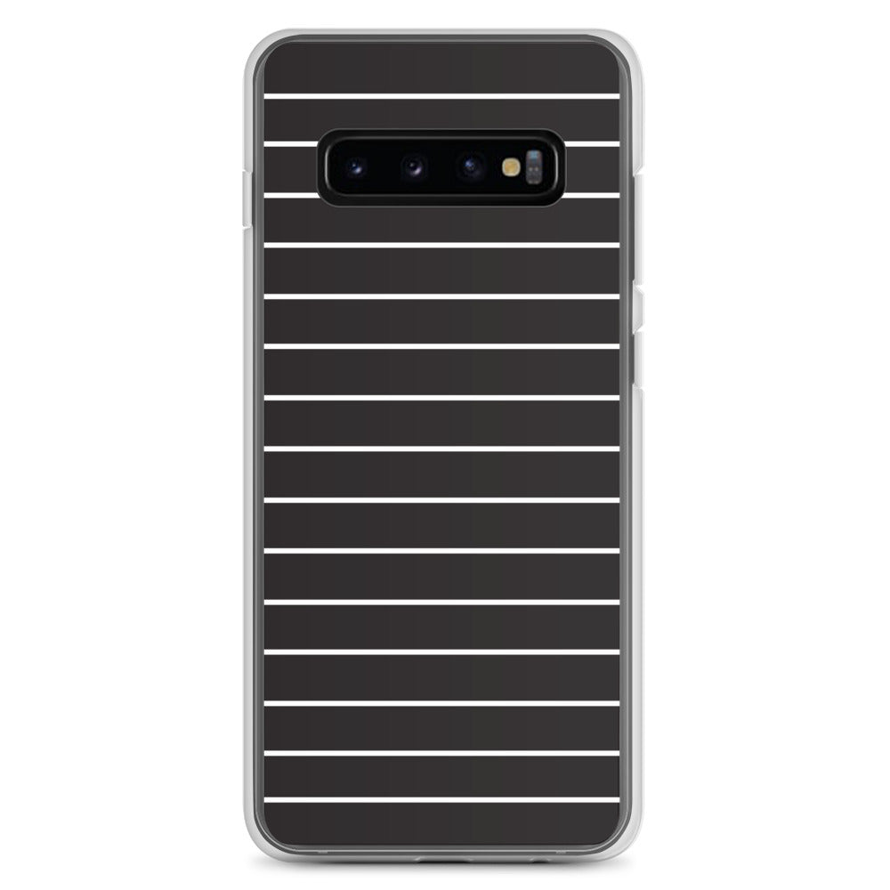 Black Stripes - Inspired By Taylor Swift - Sustainably Made Clear Case for Samsung®