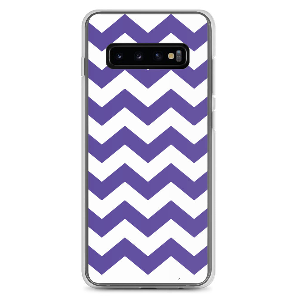 Blue Zigzag - Inspired By Harry Styles - Sustainably Made Clear Case for Samsung®