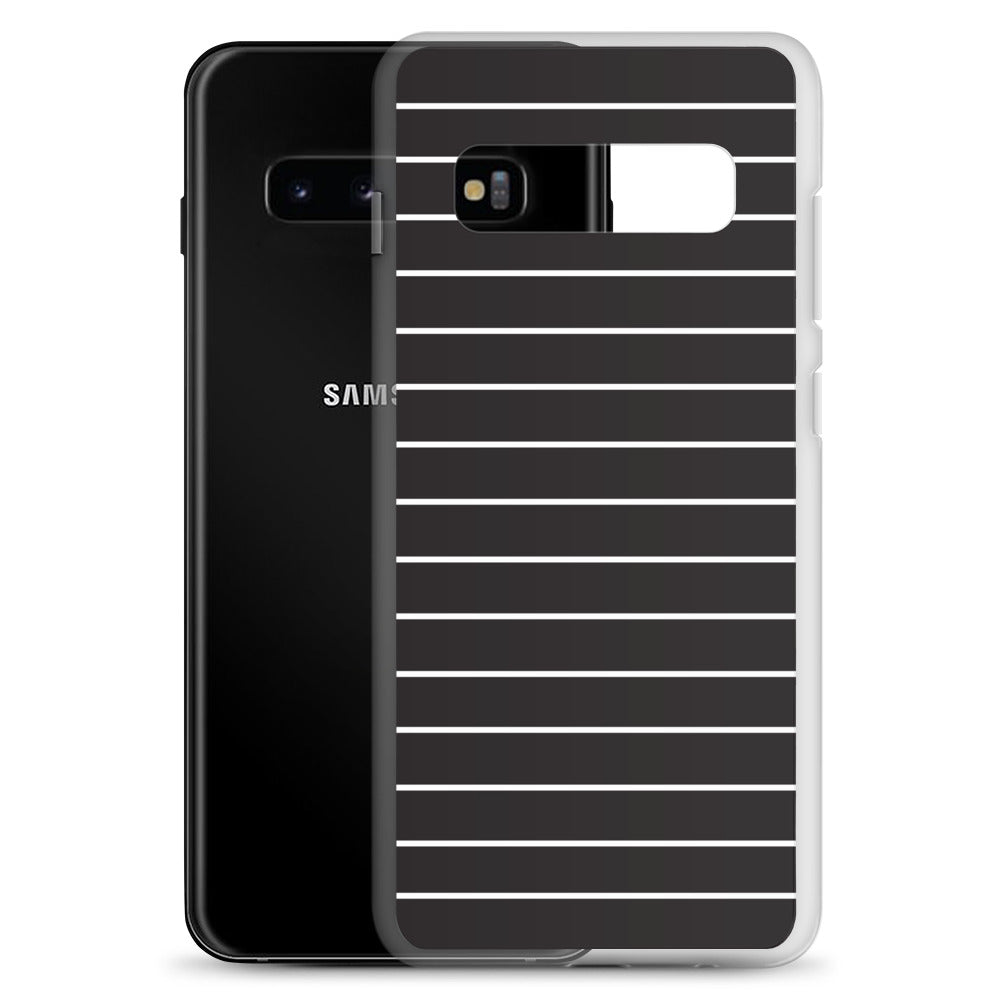 Black Stripes - Inspired By Taylor Swift - Sustainably Made Clear Case for Samsung®