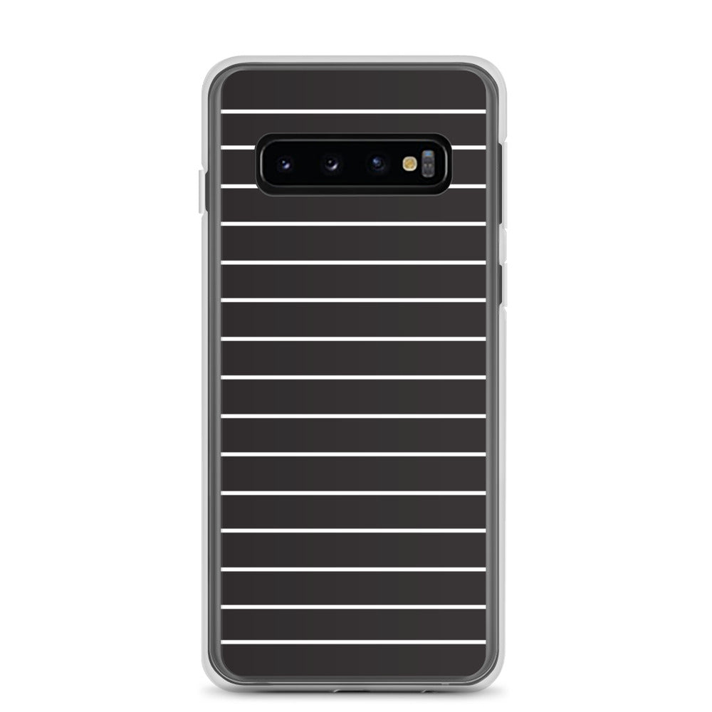 Black Stripes - Inspired By Taylor Swift - Sustainably Made Clear Case for Samsung®