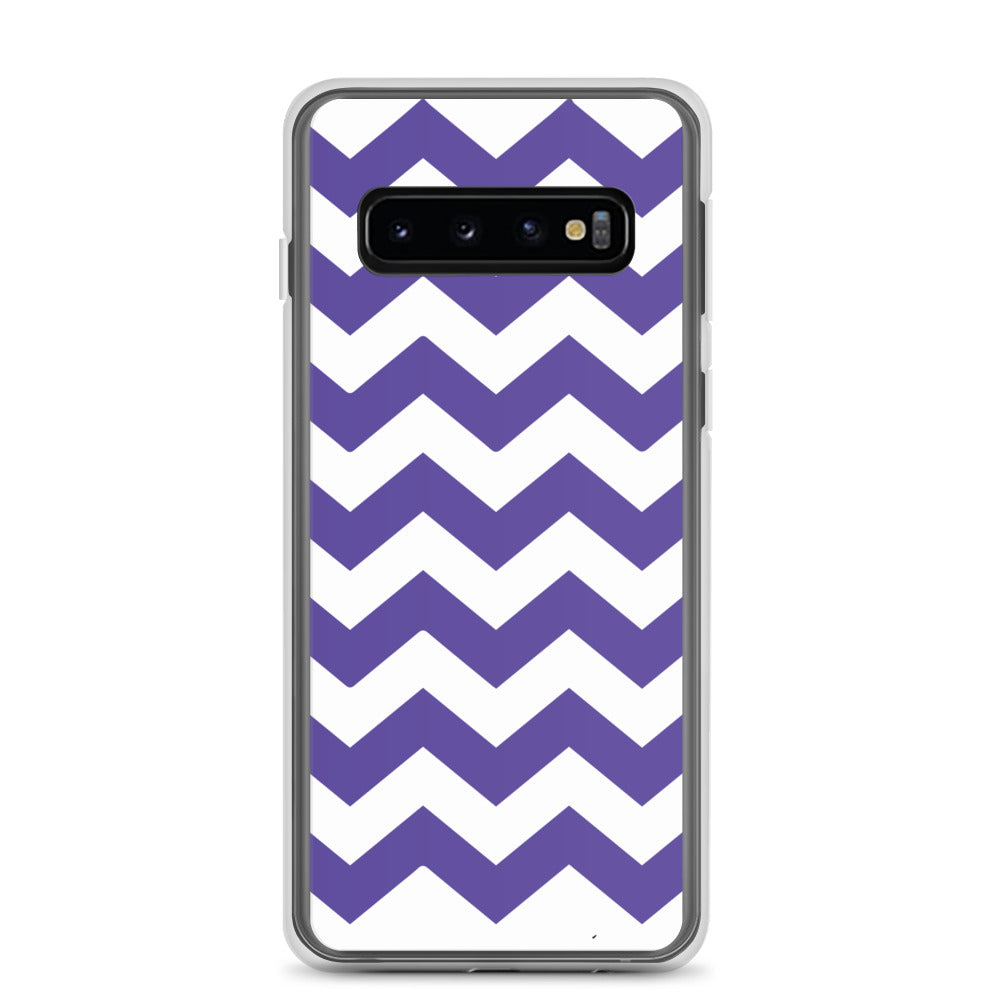 Blue Zigzag - Inspired By Harry Styles - Sustainably Made Clear Case for Samsung®