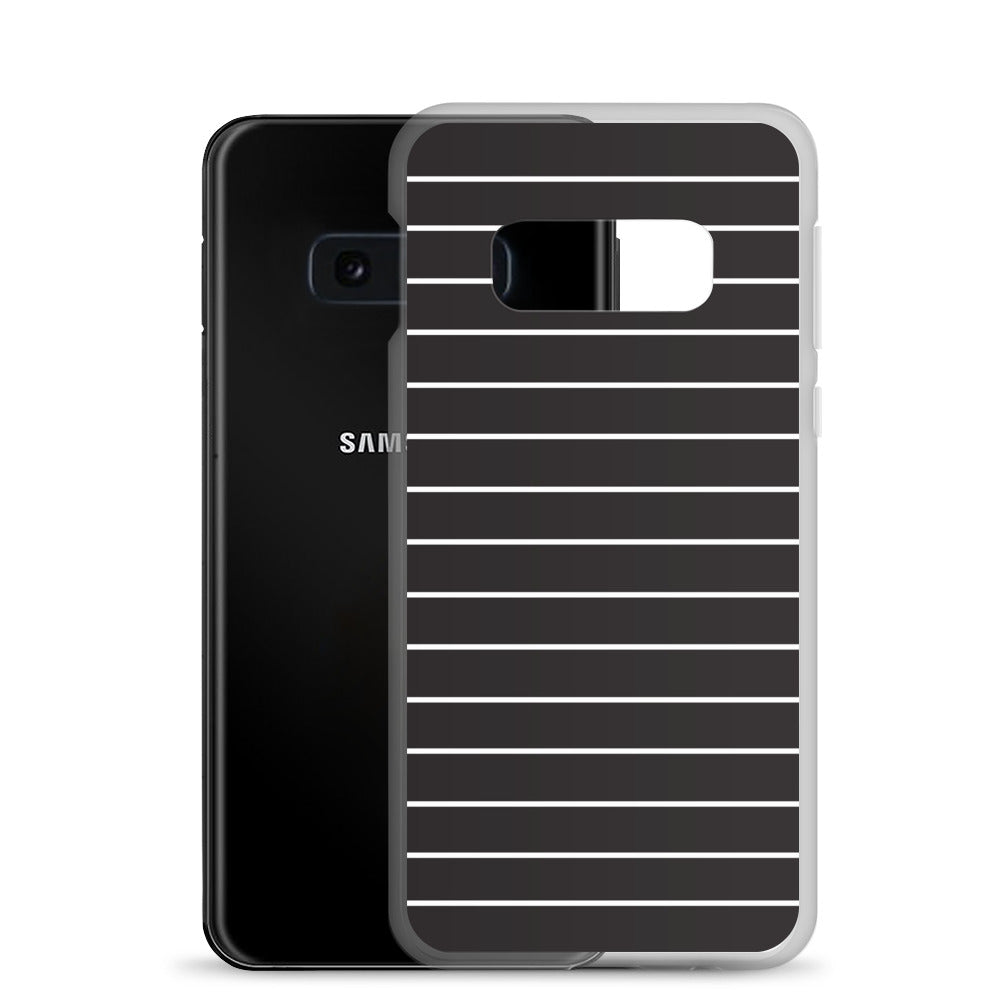 Black Stripes - Inspired By Taylor Swift - Sustainably Made Clear Case for Samsung®