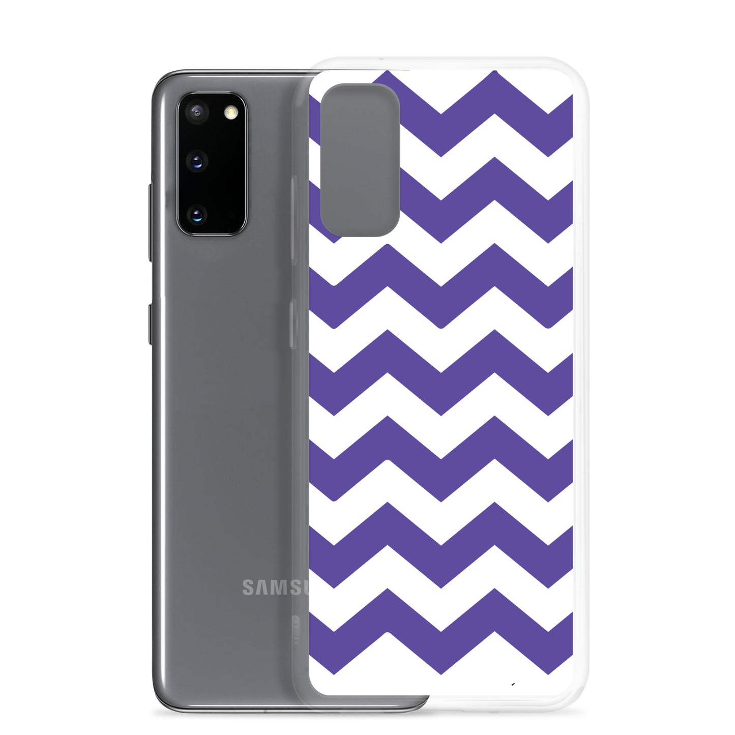 Blue Zigzag - Inspired By Harry Styles - Sustainably Made Clear Case for Samsung®