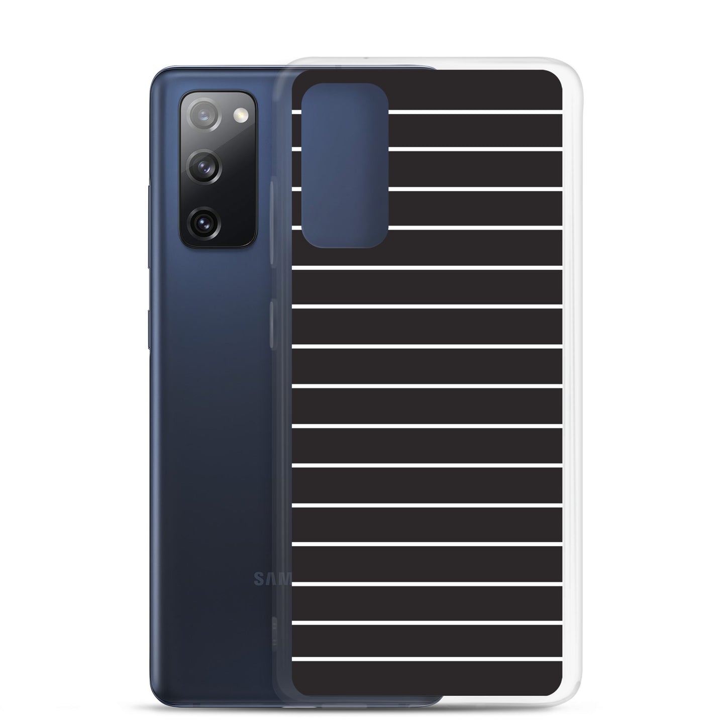 Black Stripes - Inspired By Taylor Swift - Sustainably Made Clear Case for Samsung®