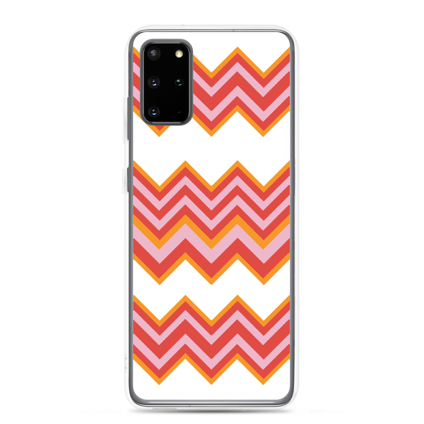 Retro Zigzag - Inspired By Taylor Swift - Sustainably Made Clear Case for Samsung®