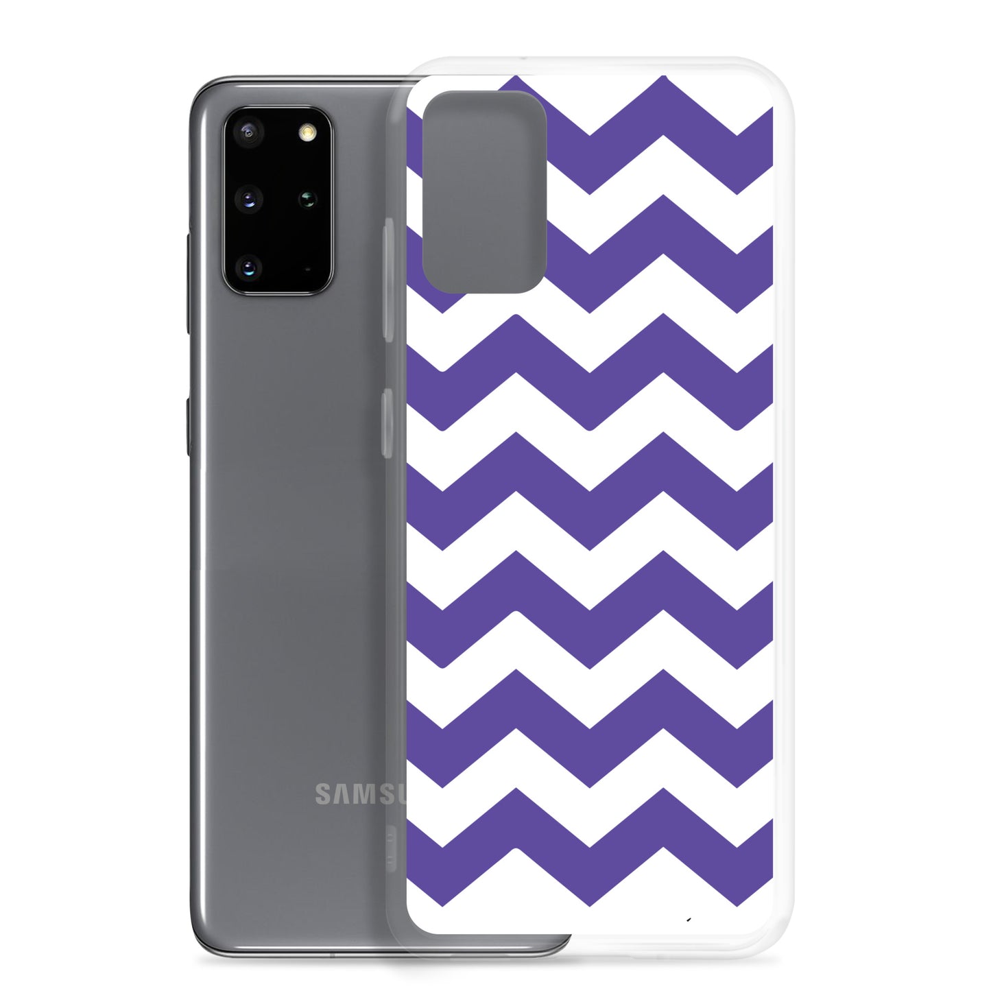 Blue Zigzag - Inspired By Harry Styles - Sustainably Made Clear Case for Samsung®