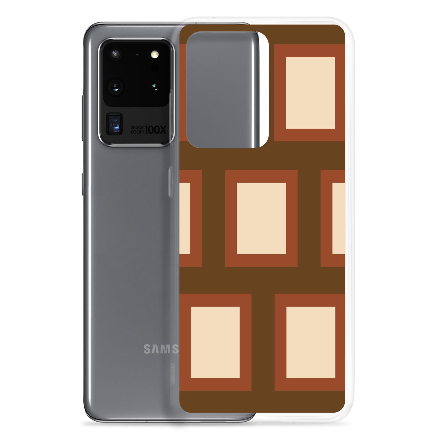 Retro Block - Inspired By Harry Styles - Sustainably Made Clear Case for Samsung®