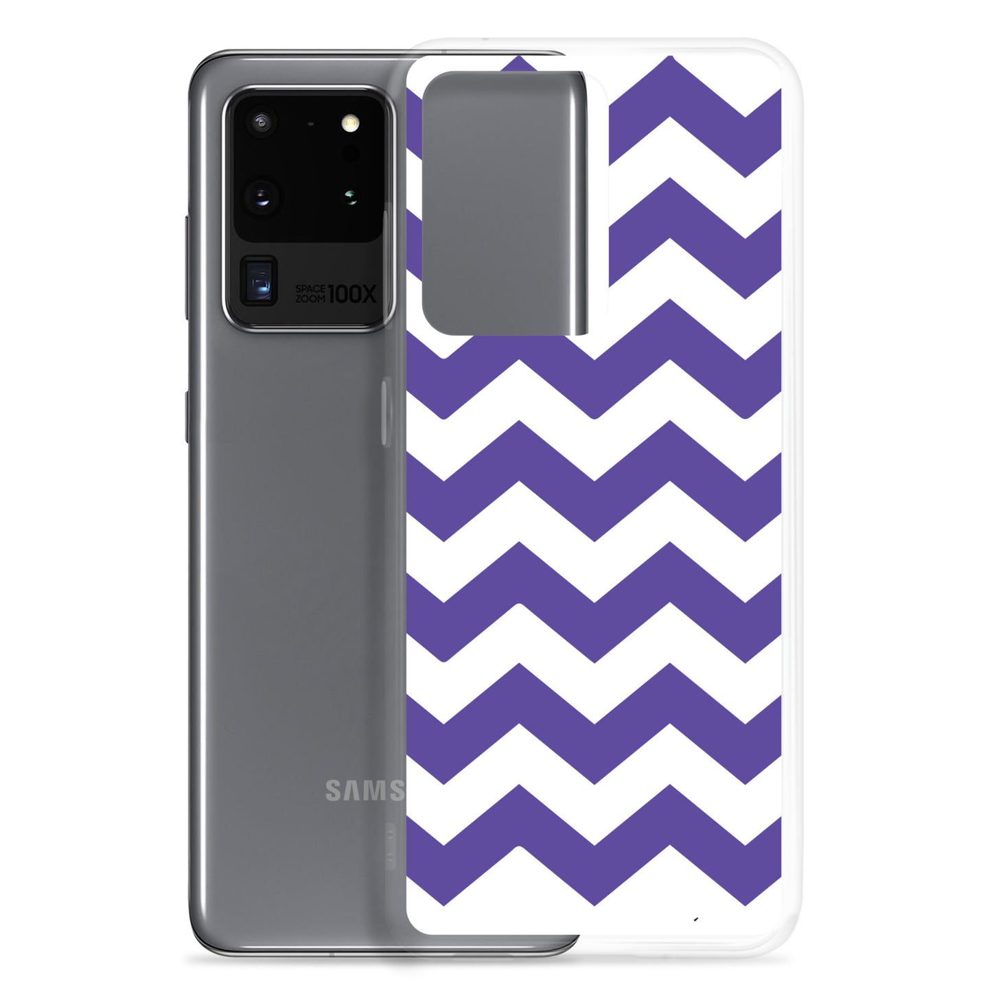Blue Zigzag - Inspired By Harry Styles - Sustainably Made Clear Case for Samsung®