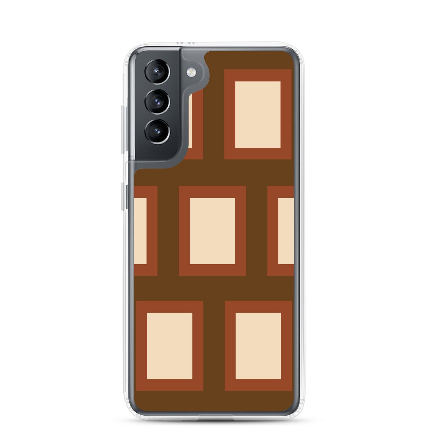 Retro Block - Inspired By Harry Styles - Sustainably Made Clear Case for Samsung®