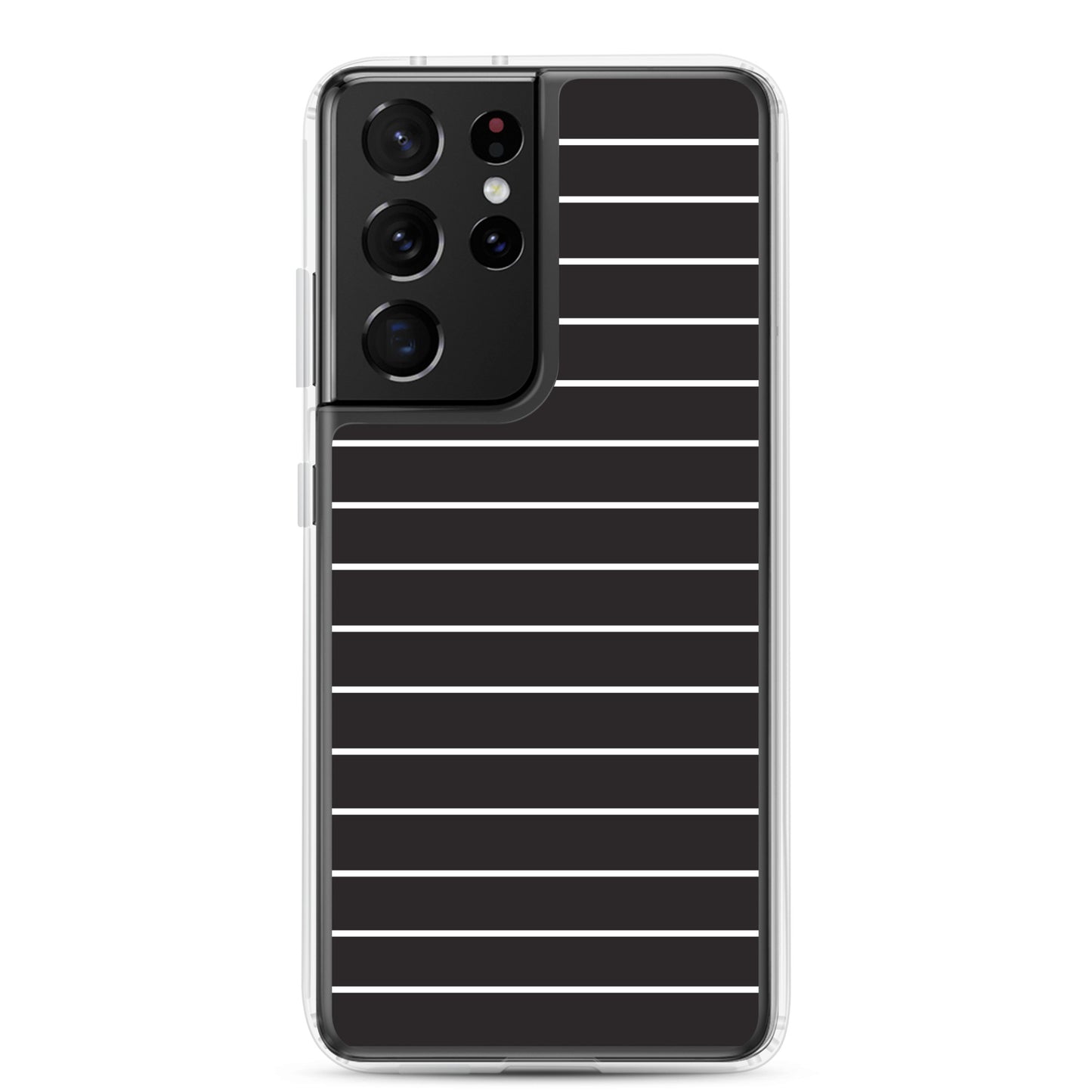 Black Stripes - Inspired By Taylor Swift - Sustainably Made Clear Case for Samsung®