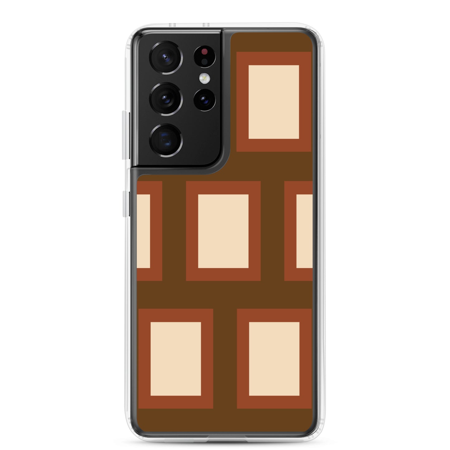 Retro Block - Inspired By Harry Styles - Sustainably Made Clear Case for Samsung®