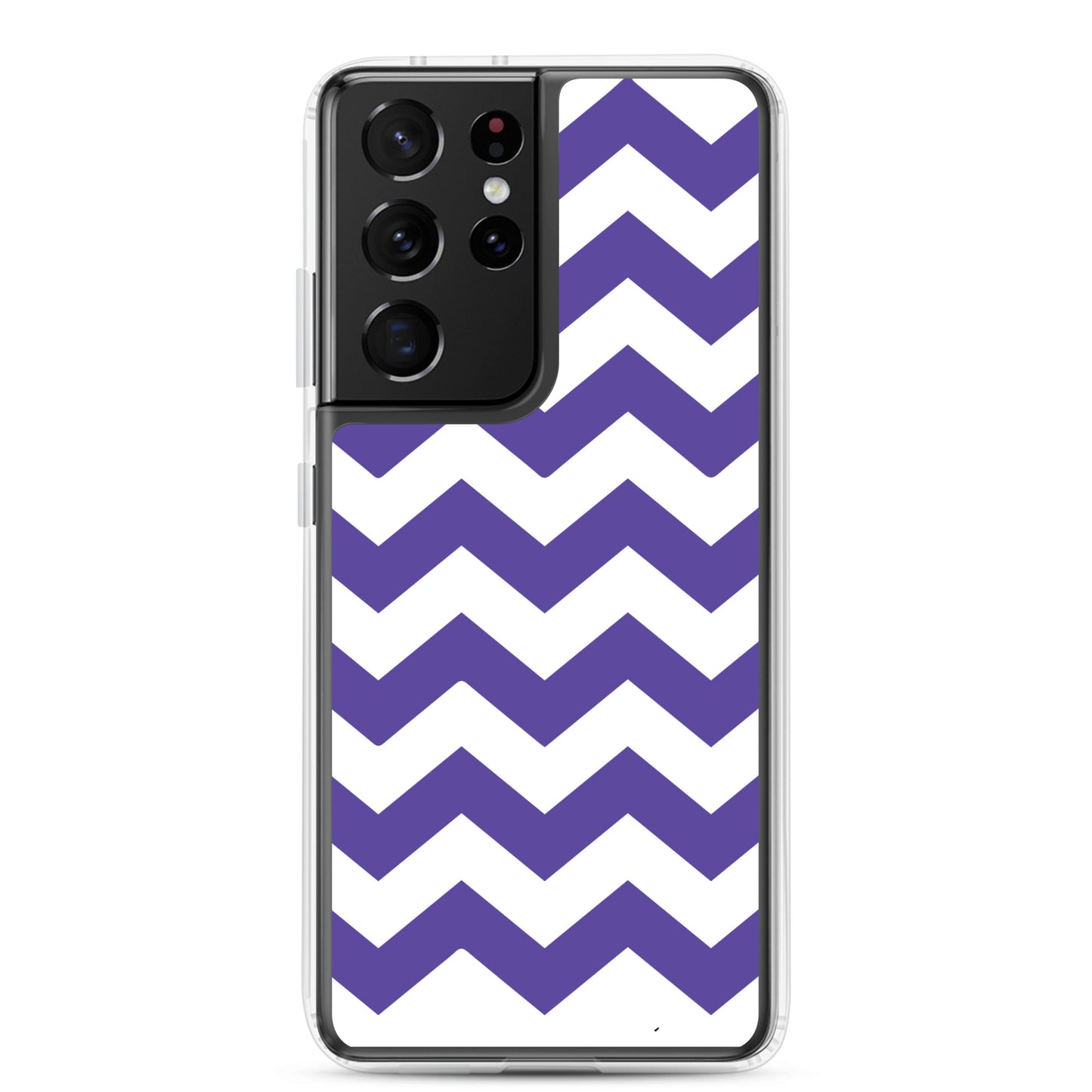Blue Zigzag - Inspired By Harry Styles - Sustainably Made Clear Case for Samsung®