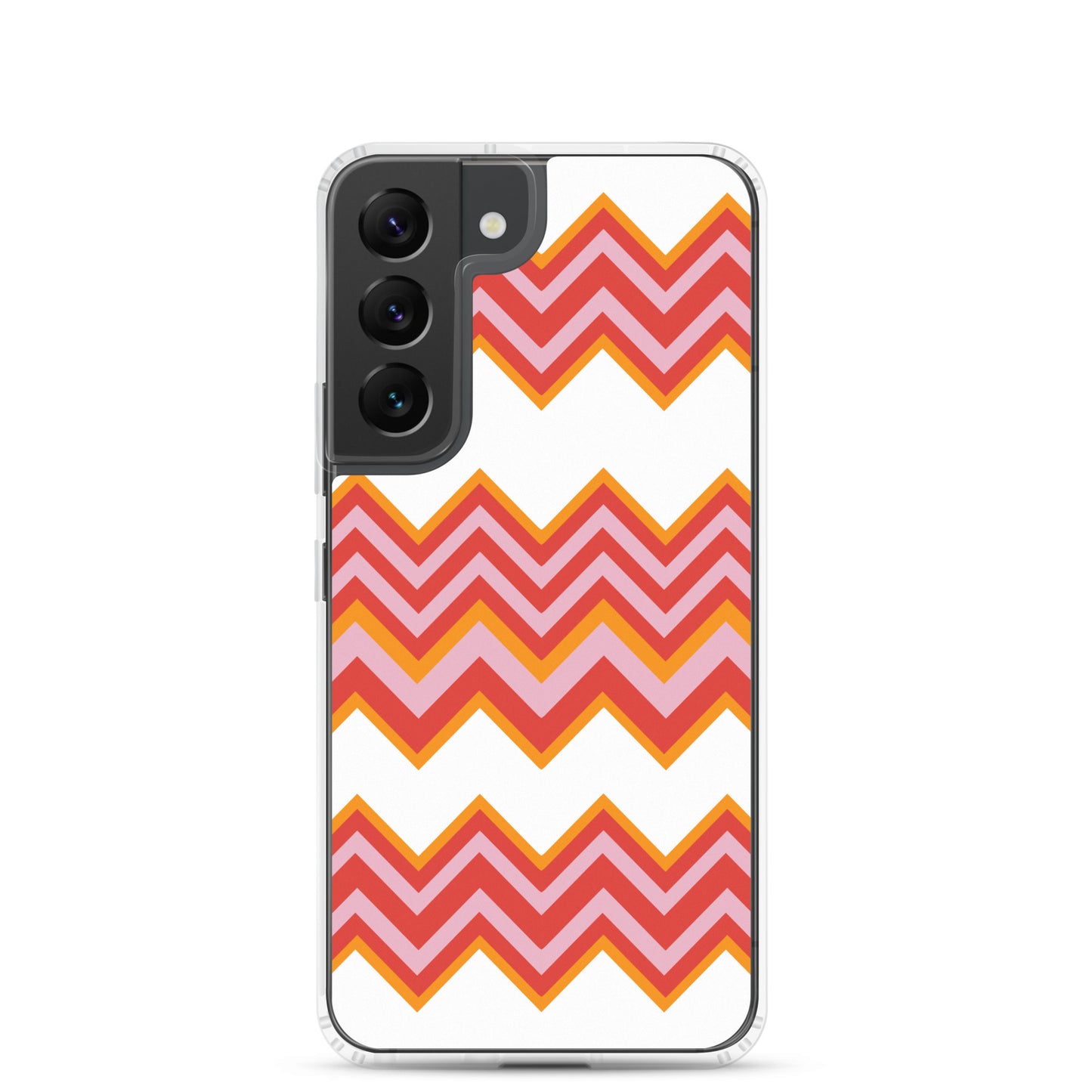 Retro Zigzag - Inspired By Taylor Swift - Sustainably Made Clear Case for Samsung®