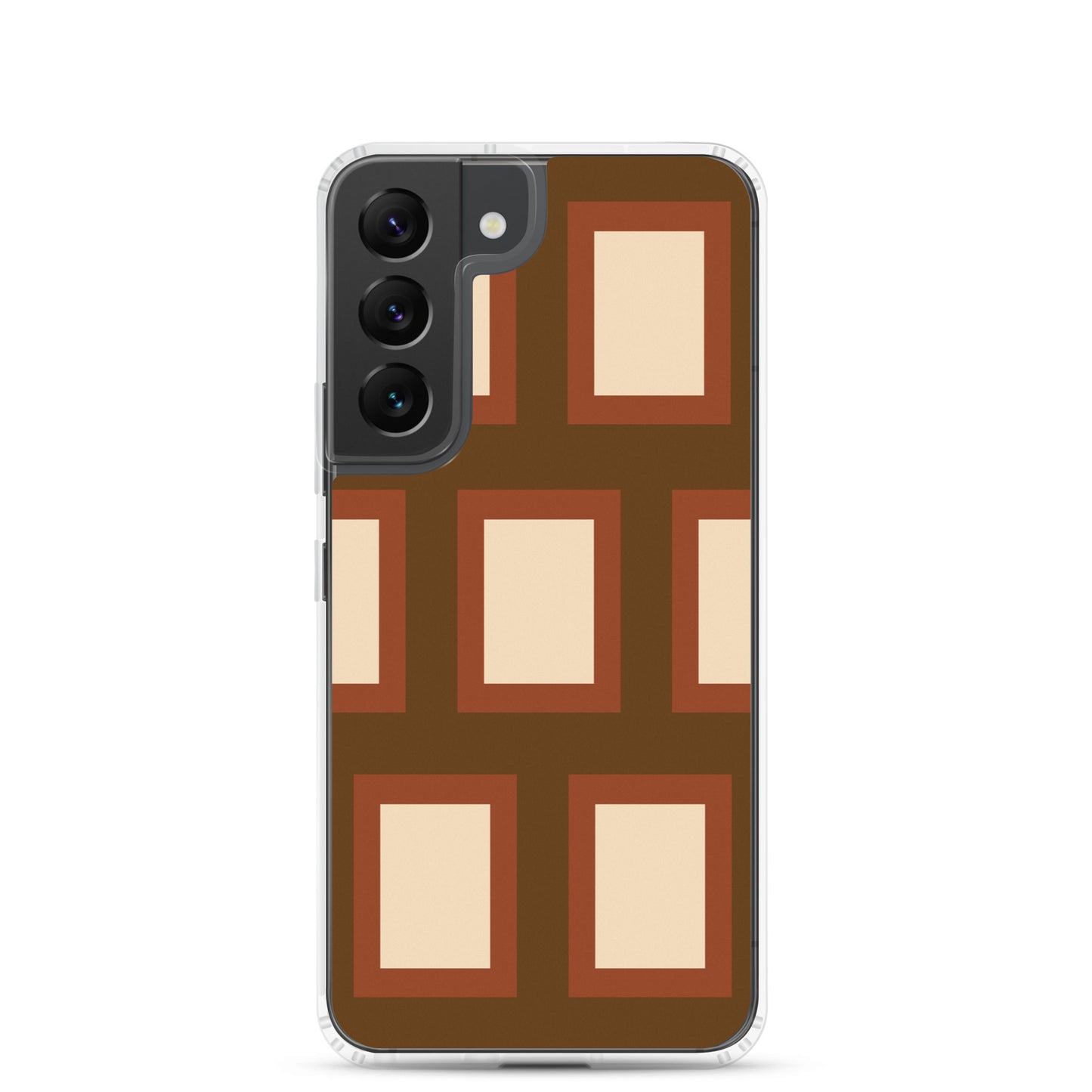 Retro Block - Inspired By Harry Styles - Sustainably Made Clear Case for Samsung®