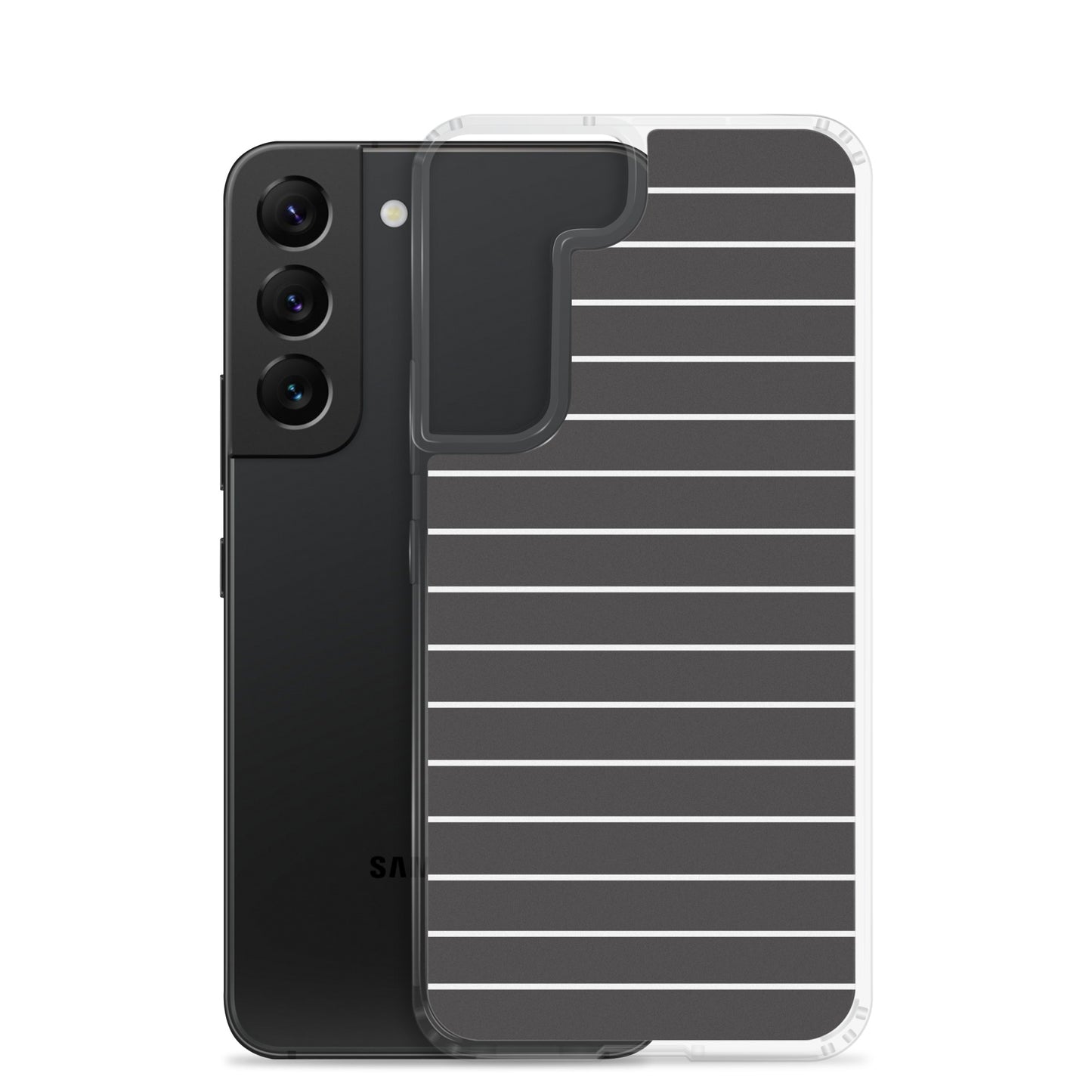 Black Stripes - Inspired By Taylor Swift - Sustainably Made Clear Case for Samsung®