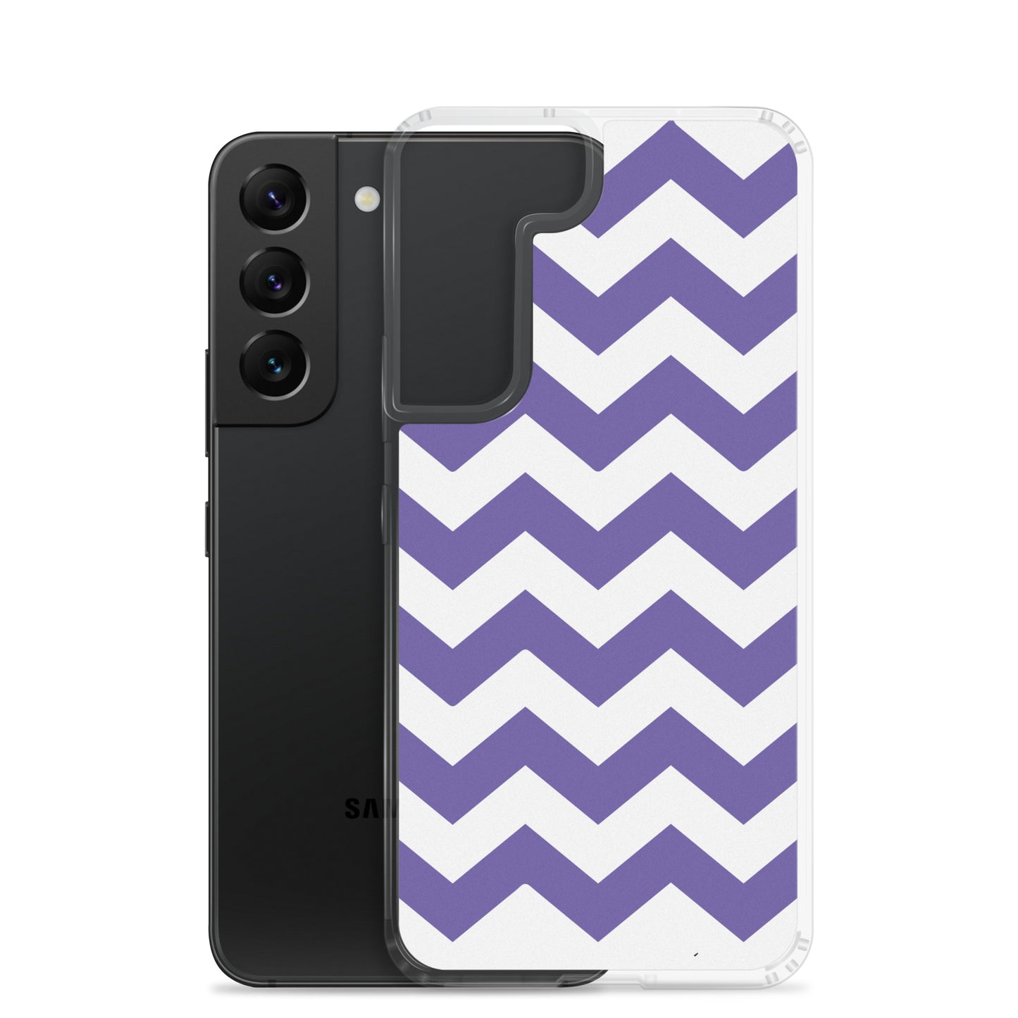 Blue Zigzag - Inspired By Harry Styles - Sustainably Made Clear Case for Samsung®