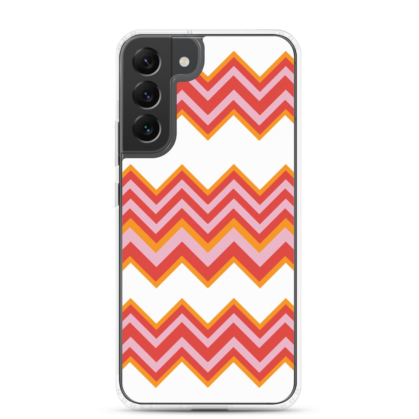 Retro Zigzag - Inspired By Taylor Swift - Sustainably Made Clear Case for Samsung®