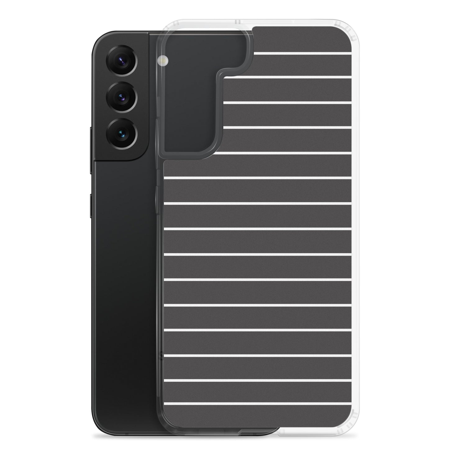 Black Stripes - Inspired By Taylor Swift - Sustainably Made Clear Case for Samsung®