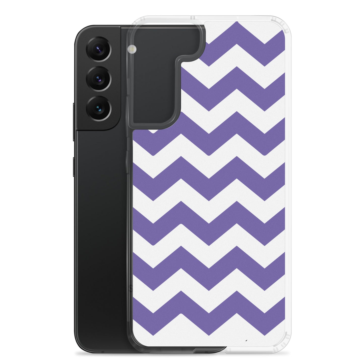Blue Zigzag - Inspired By Harry Styles - Sustainably Made Clear Case for Samsung®