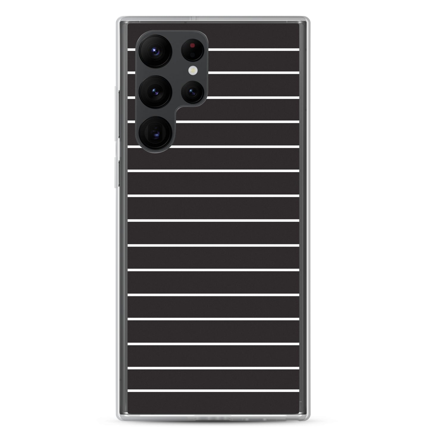 Black Stripes - Inspired By Taylor Swift - Sustainably Made Clear Case for Samsung®