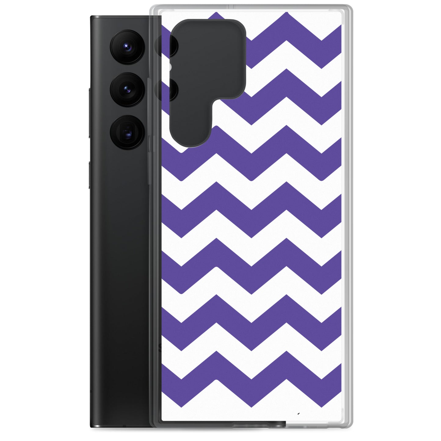 Blue Zigzag - Inspired By Harry Styles - Sustainably Made Clear Case for Samsung®