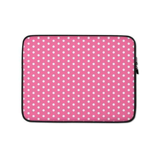 Pink Polkadot - Inspired By Harry Styles - Sustainably Made Laptop Sleeve