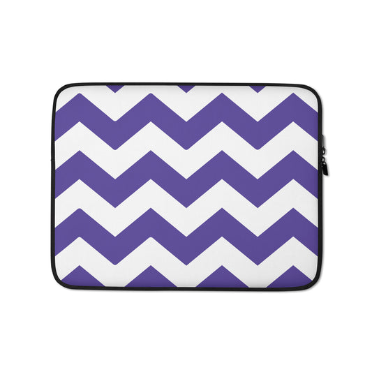 Blue Zigzag - Inspired By Harry Styles - Sustainably Made Laptop Sleeve