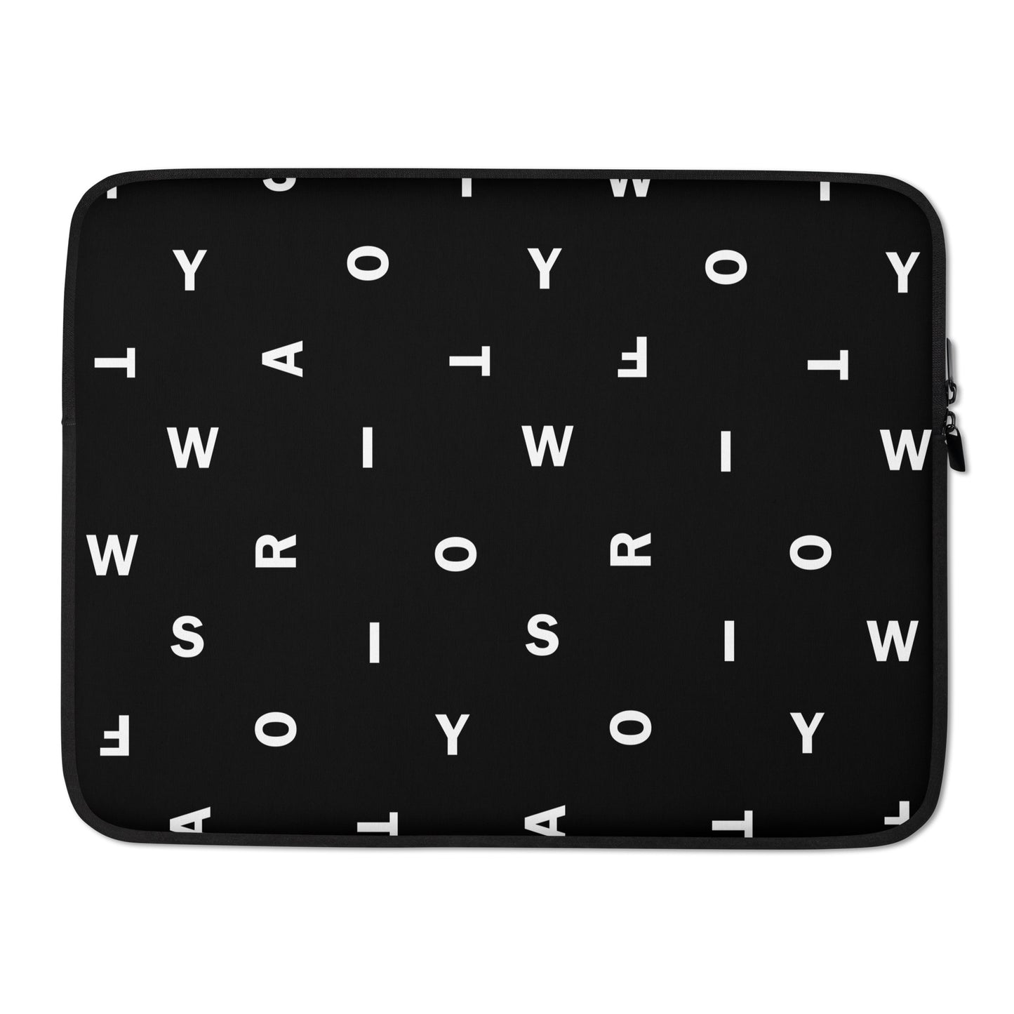 Letter Black - Inspired By Taylor Swift - Sustainably Made Laptop Sleeve