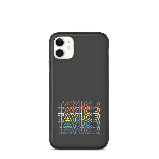 Taylor - Inspired By Taylor Swift - Sustainably Made Speckled Case for iPhone®