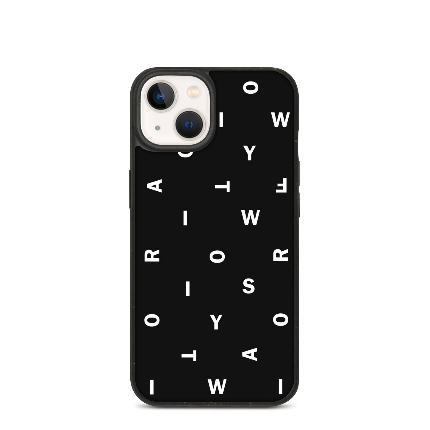 Letter Black - Inspired By Taylor Swift - Sustainably Made Speckled Case for iPhone®
