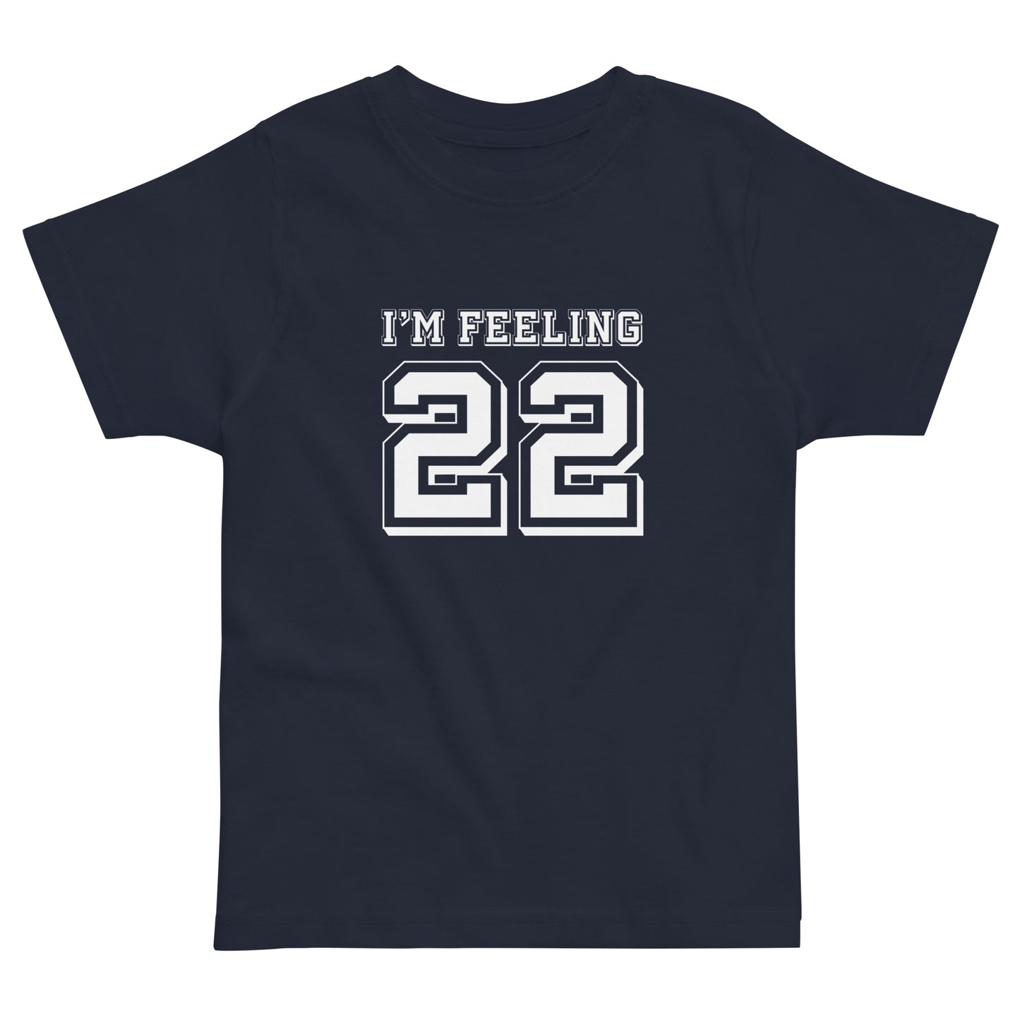 22 - Inspired By Taylor Swift - Sustainably Made Toddler jersey t-shirt