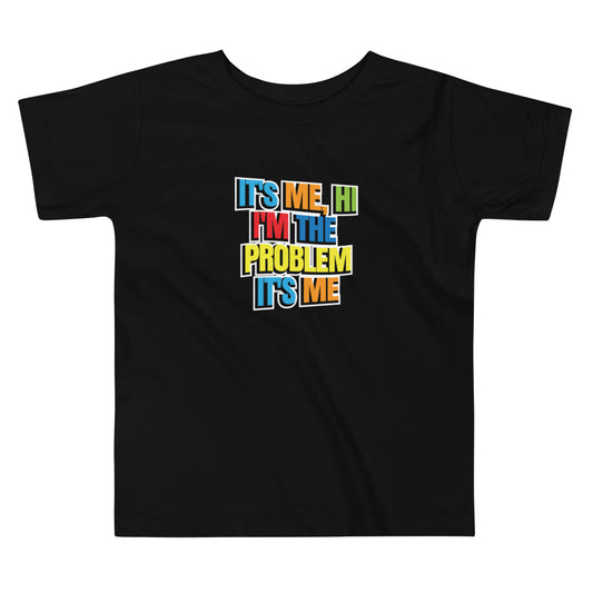 The Problem | Cartoon - Inspired By Taylor Swift - Sustainably Made Toddler Short Sleeve Tee