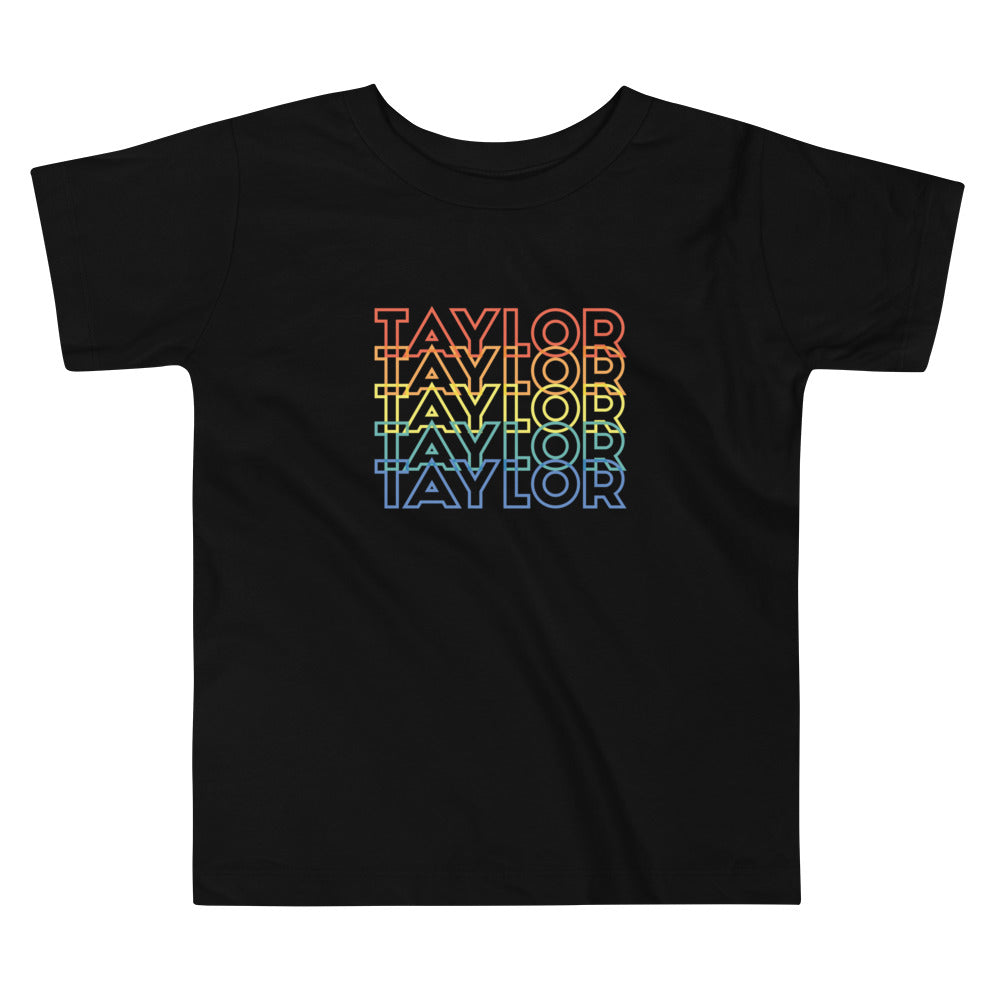 Taylor - Inspired By Taylor Swift - Sustainably Made Toddler Short Sleeve Tee