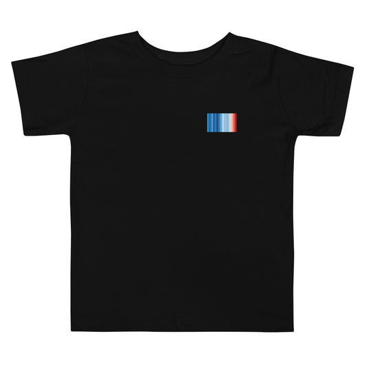 Climate Change Global Warming Stripes | Basic - Sustainably Made Kids t-shirt