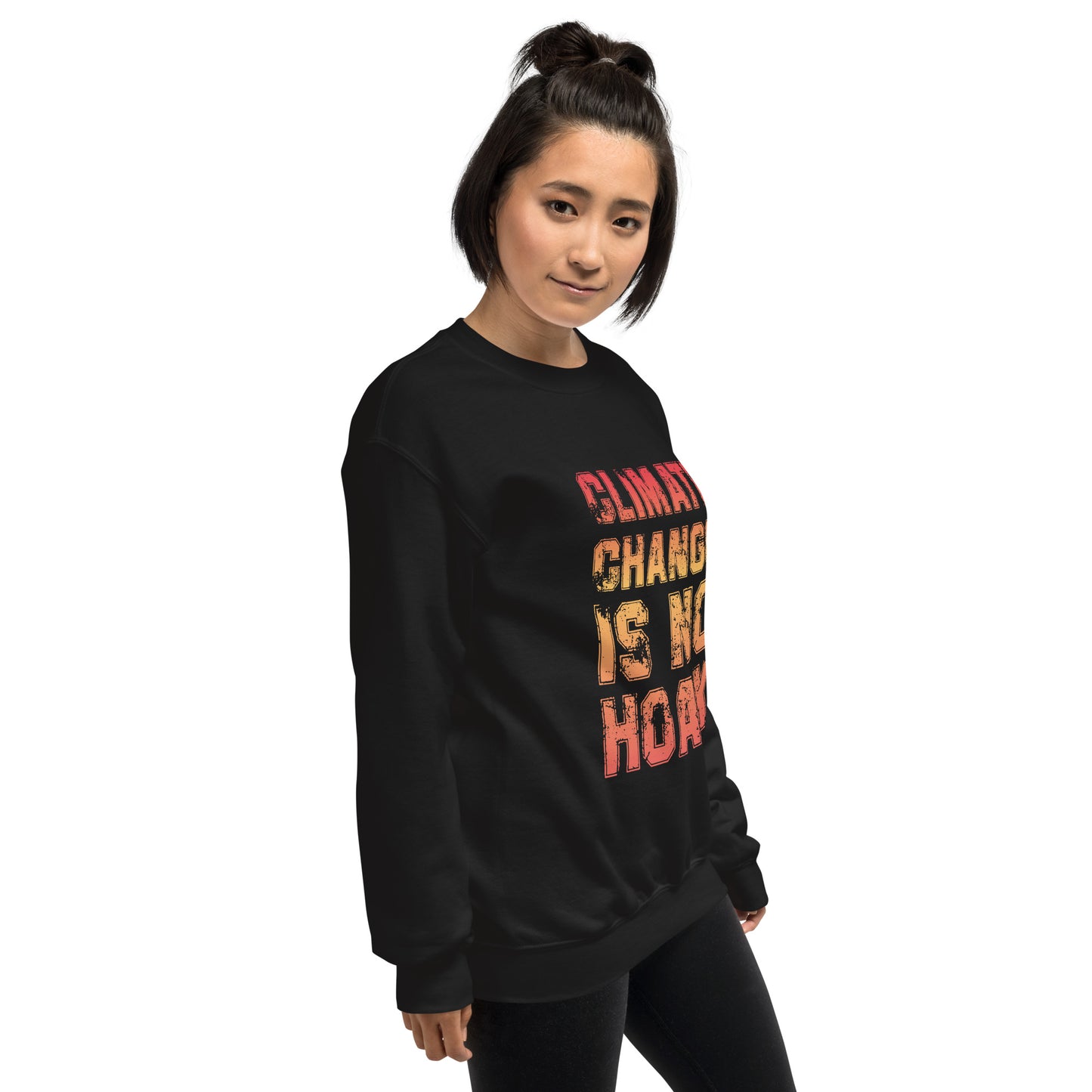 Climate Change Is No Hoax - Sustainably Made Unisex Sweatshirt